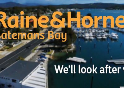 Raine & Horne Batemans Bay Real Estate Agent – Residential and Commercial Real Estate Television Commercial Production
